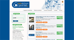 Desktop Screenshot of immobiliarecavese.it